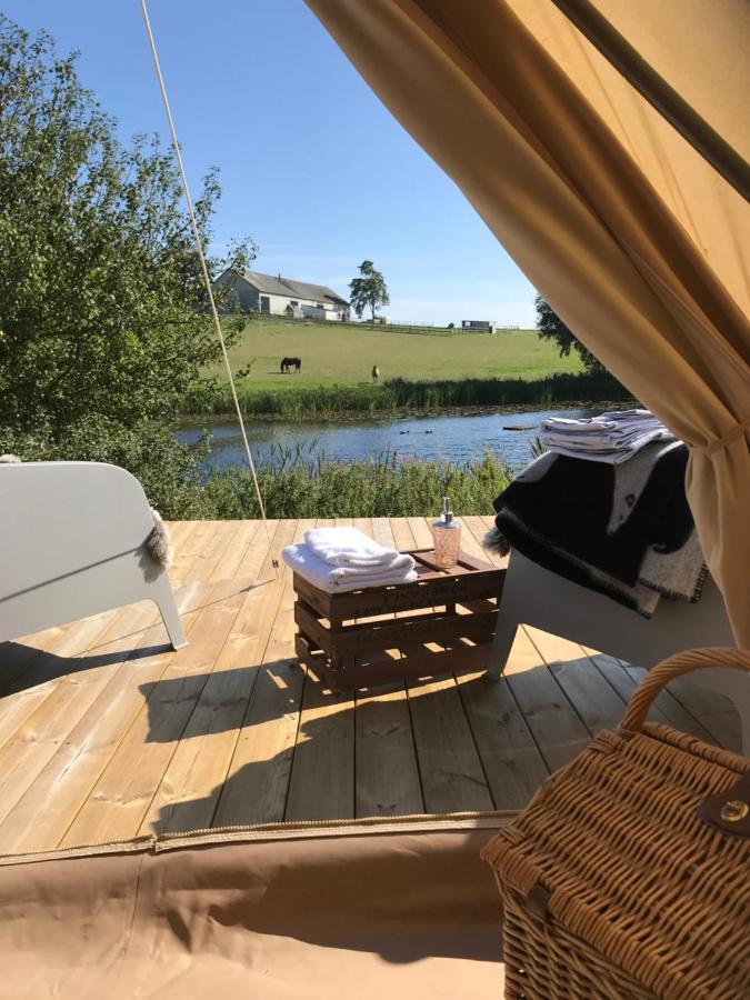 Appartement Glamping Och Gardslagenhet Mellan Himmel Och Hav à Skivarp Extérieur photo